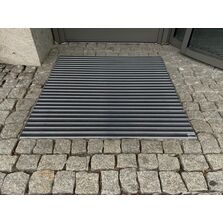 Tapis d'entrée technique ERP - Inserts brosse et aluminum - nettoyant et antidérapant | NIKO Brosse 