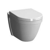 Cuvette WC sans bride de 36 cm de largeur | S50 5956B003-0075 avec abattant slim