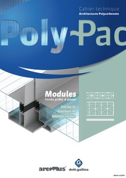 Système modulaire Translucide pour couvertures et sheds | Polytop