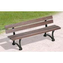 Banc de ville en plastique recyclé Edimbourg