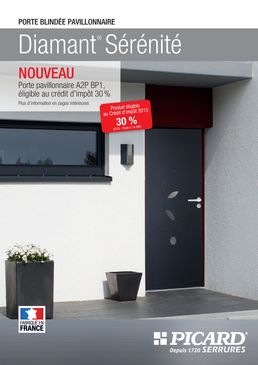 Porte blindée pavillonnaire A2P BP1 | Diamant Sérénité