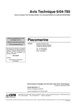 Plaques de plâtre résistantes à l'humidité | Placomarine