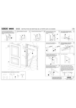 Châssis de portes coulissantes Scrigno GOLD pour plaques de plâtre | Base