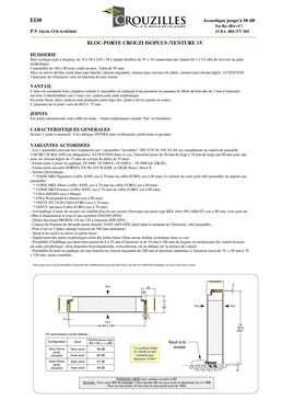 Bloc-porte coupe-feu EI 30 et EI 60 acoustique 50 dB sous tenture | Gamme Isophonique
