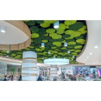 Plafond suspendu végétal 