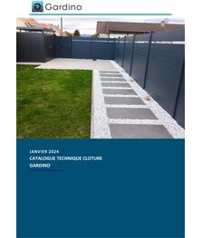 Catalogue technique clôture GARDINO