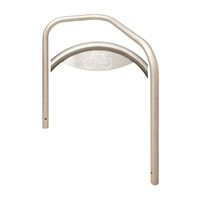 Arceau vélo inox design avec picto vélo