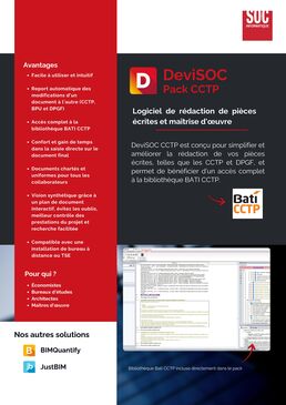 Logiciel de rédaction CCTP et de métrés sur maquette 2D | Pack Essentiel
