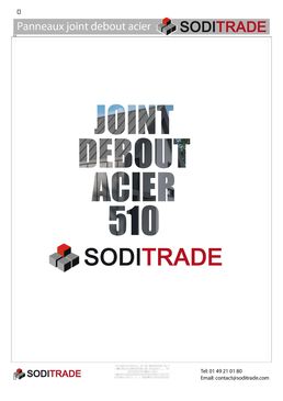 Panneaux à joints debout en acier | PJD 510