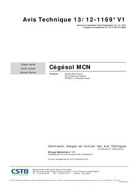 Enduit de dressage de sol liant hydraulique autolissant classé P3 à base de sulfate de cal | CEGESOL MCN