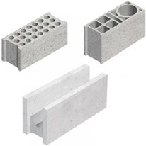 Bloc creux de 50 cm de longueur