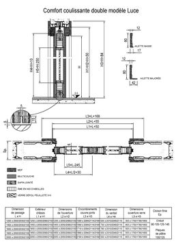 Portes d’intérieur coulissantes et battantes en bois | Comfort Luce 
