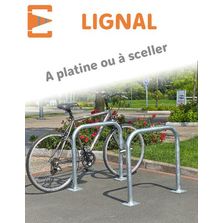 Arceaux vélos U inversé acier galvanisé diam.50mm | ARCS5785