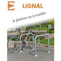 Arceaux vélos U inversé acier galvanisé diam.50mm | ARCS5785