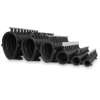 Caniveaux régulateurs de débit, à fente, de forte capacité en Polyéthylène pour la rétention et la régulation des eaux des grandes superficies | ACO Qmax