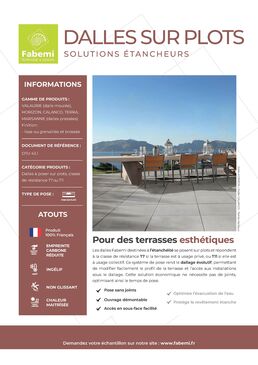 Dalle Terra finition Grenaillée brossée | Béton