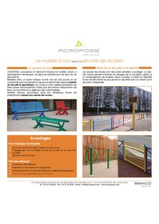 Le mobilier Ecolor pour la sécurité des écoliers