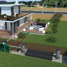 Tunnel de rétention et d'infiltration en polypropylène | KTRIEP10 à KTRIEP36