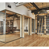 Cloison vitrée à ossature aluminium affinée | H Transparence