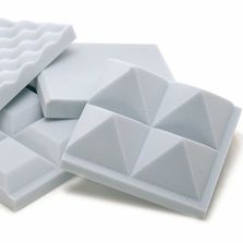 Plaques insonorisantes | Ampaphon Melamid B600 Pyramid 65 / Ampaphon Melamid B600 Neutral