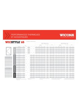 Porte battante avec rupture de pont thermique | Wicstyle 65