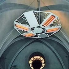 Lustres électriques chauffants pour lieux de culte | DoHeat