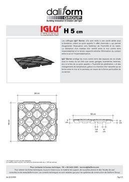 Coffrages perdus pour la protection périmétrique des murs contre terre | Iglu'® Barrier