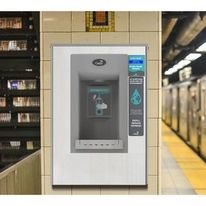 Fontaines à eau et remplisseuses de gourdes murales, écologiques et sans contact | OASIS