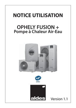 Pompe à chaleur air/eau Inverter jusqu'à 16 kW | Ophely Fusion +