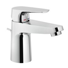 Mitigeur de lavabo à bec fixe avec aérateur anticalcaire et vidage laiton Ev'O | ROLF