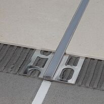 Joint de dilatation pour carrelage | CERFIX PROJOINT DIL NTI en acier inoxydable et EPDM