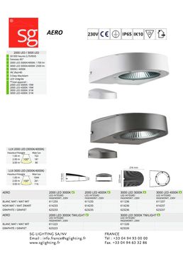 Lampe LED extérieure longue durée de vie jusqu'à 50 000 heures | AERO