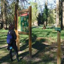 Panneau d'information pour espaces naturels