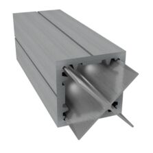 Poteau de clôture composite | DF1P90SG avec renfort aluminium