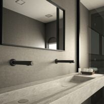 Robinet électronique encastré pour lavabo BLACK BINOPTIC | 379ENCB  