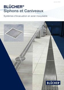 Siphons et caniveaux BLÜCHER® 
