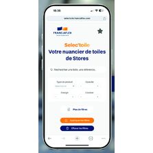 Outil d'aide au choix de toiles de stores intérieurs dans toutes les collections | Selec'Toile