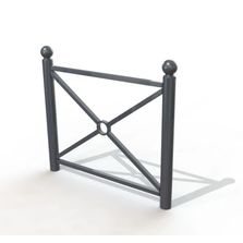 Barrière de ville Arcachon - Tête boule