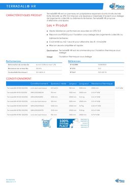 Isolant thermique sous dallage en panneau | Terradall HR