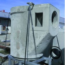 Avaloir en béton préfabriqué à fond incurvé | Strasiphon