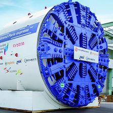 Tunnelier à pression de terre pour creusement mécanisé en terrain souple et cohésif | Bouclier EPB