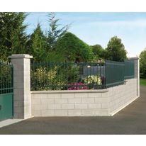 Blocs d'aspect pierre pour murets de clôture | WESER