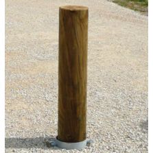 Borne escamotable ronde