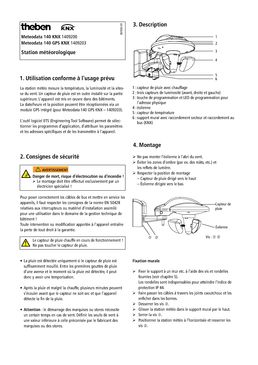 Capteur météo à GPS intégré pour gestion des protections solaires | Meteodata 140 GPS KNX