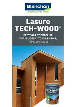 Lasure pour tous bois extérieurs verticaux | TECH-WOOD