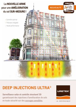 Consolidation de sol par résine expansive injectée avec contrôle radar | Deep Injections Ultra