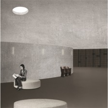 KAYAR - Sol en caoutchouc lisse avec incrustation de fibres naturelles de coco