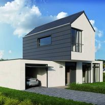 Tuile plate grand moule pour toiture contemporaine | Nueva