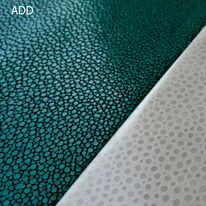 Parquet chêne recouvert de véritable galuchat séché poncé ou tanné | ADD