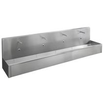 Lavabo collectif mural inox électronique de 2 à 5 postes | LM-80E